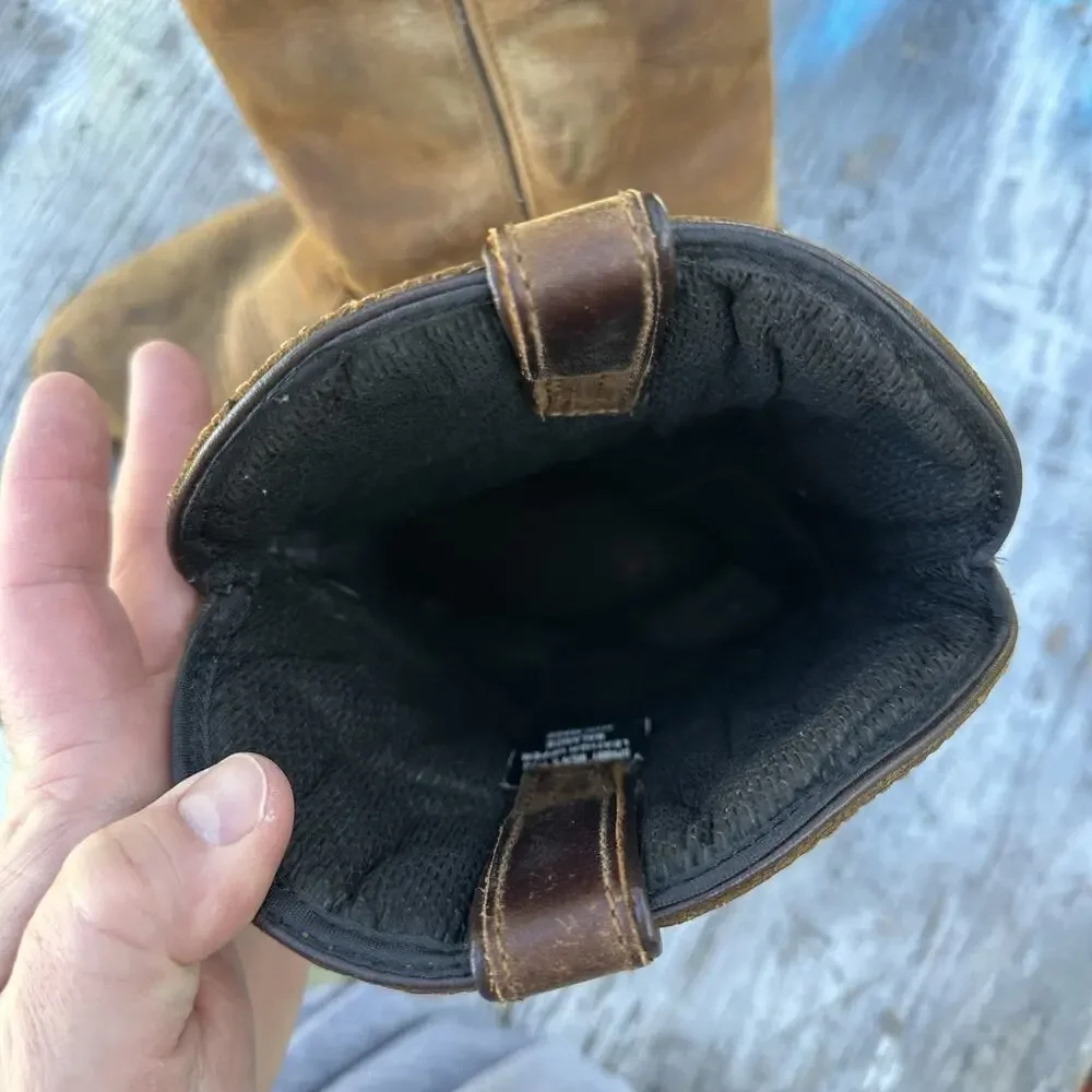Dan Post Albuquerque Waterproof Tan Leather Western Work Boots Men’s 11.5D - 220